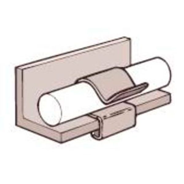 Clips Ø10-11 mm., klemmebredde 4-7 mm.