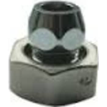 Forkromet forskruning til CU-rør i størrelse 3/4" x 10 mm.