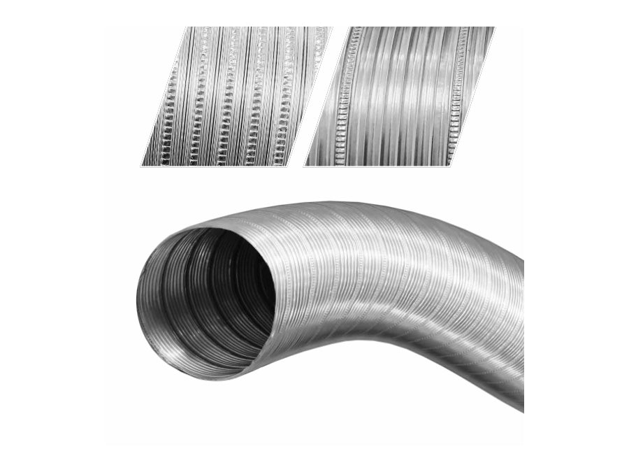 Aluminium flexrør - Ø95mm (3m)