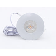 LEDlife Cabi68 møbelspot - Mat hvid, 2,5W, 12V, erstatter 25W, RA91, Ø6,8 cm, 250lm, hul Ø5,6 cm