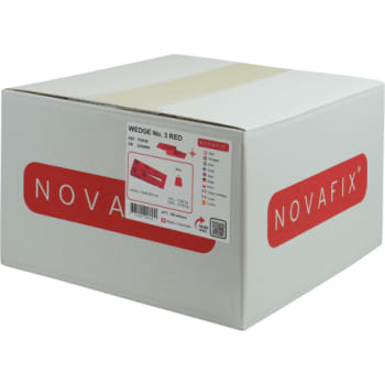 Novafix kile 3 rød, H16mm x B45mm x L93mm, 288 stk i papkasse