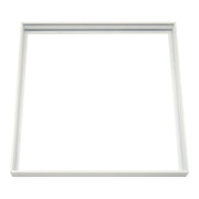 LED panelramme - Hvid kant, hurtig skrueløs samlesæt til 60x60 panel