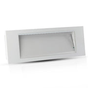 V-Tac 4W LED nødbelysning - Væg/loft/undersænket montering, inkl. batteri og piktogrammer