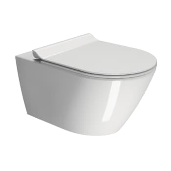 GSI Kube X vægtoilet 55x36cm med Genius flush skylleteknik