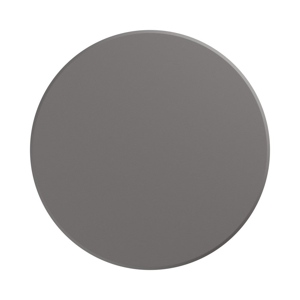Grå runde facadelampe PIATTA 18W - CCT 230V, IP44, 250x47mm, 1800lm, RA80