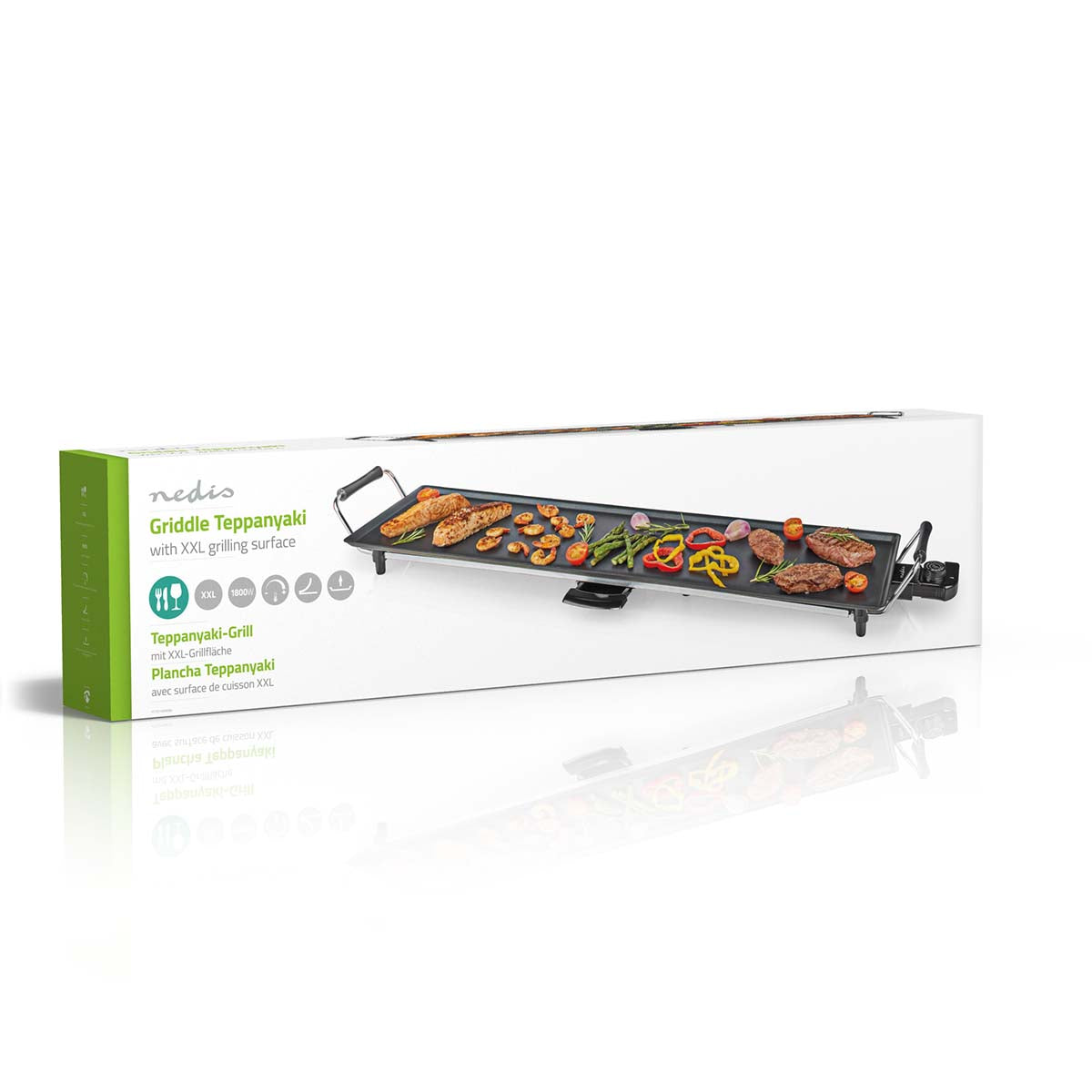 Teppanyaki-stegepande - 90x23cm