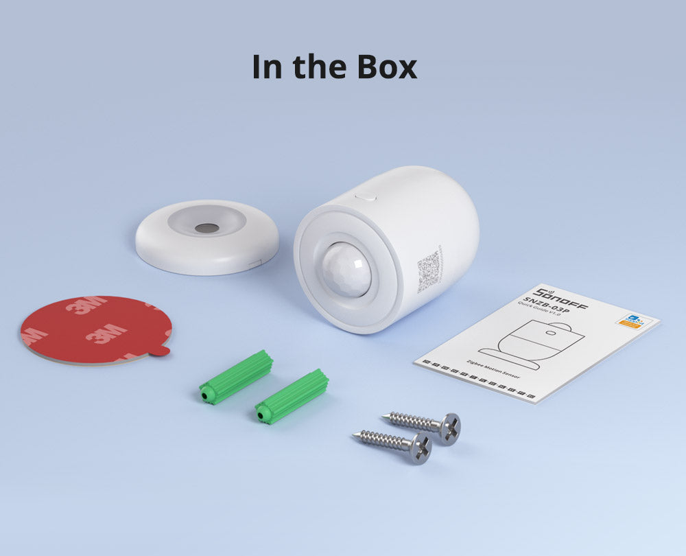 ZigBee SNZB-03P - Trådløs PIR bevægelsessensor