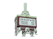 MAXI vippekontakt - 2P (ON)-OFF-(ON) 10A/250V, M3 skruer