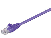 UTP netværkskabel - CAT6, 2xRJ45, Violet (1m)