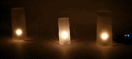 Elektronisk stearinlys (loddekit)