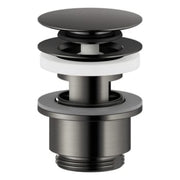 DAMIXA KOMPLET KLIK BUNDVENTIL. BRUSHED GRAPHITE GREY (PVD)