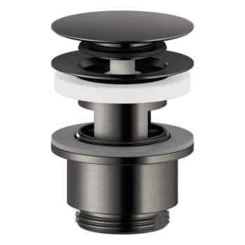 DAMIXA KOMPLET KLIK BUNDVENTIL. BRUSHED GRAPHITE GREY (PVD)