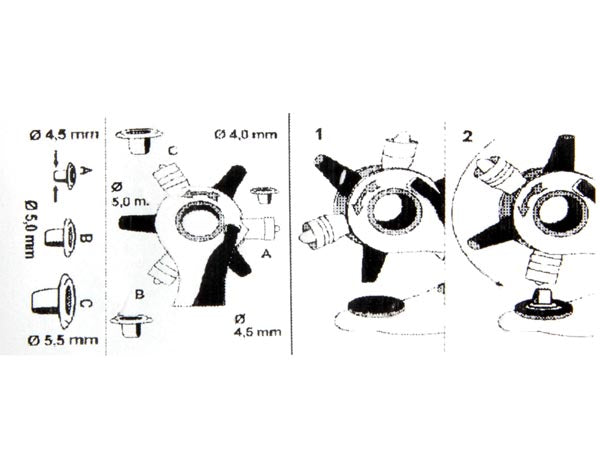 Prof. hul- og nittetang - 225mm (Z65025)