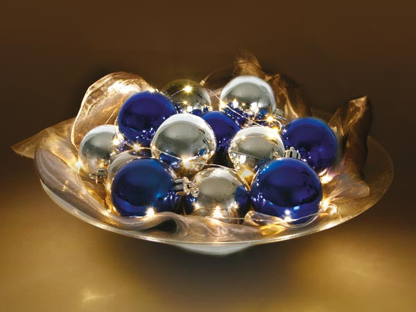 LED lyskæde - 20 Varm hvide LED pærer (2,2m)