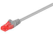UTP netværkskabel - CAT6, 2xRJ45, Grå (15m)