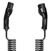 Spiral ladekabel til elbil - 11kW, 16A, 3-faset, type 2 (5m)