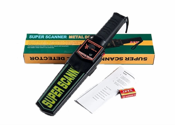 Håndholdt Security Metaldetektor - Super Scanner