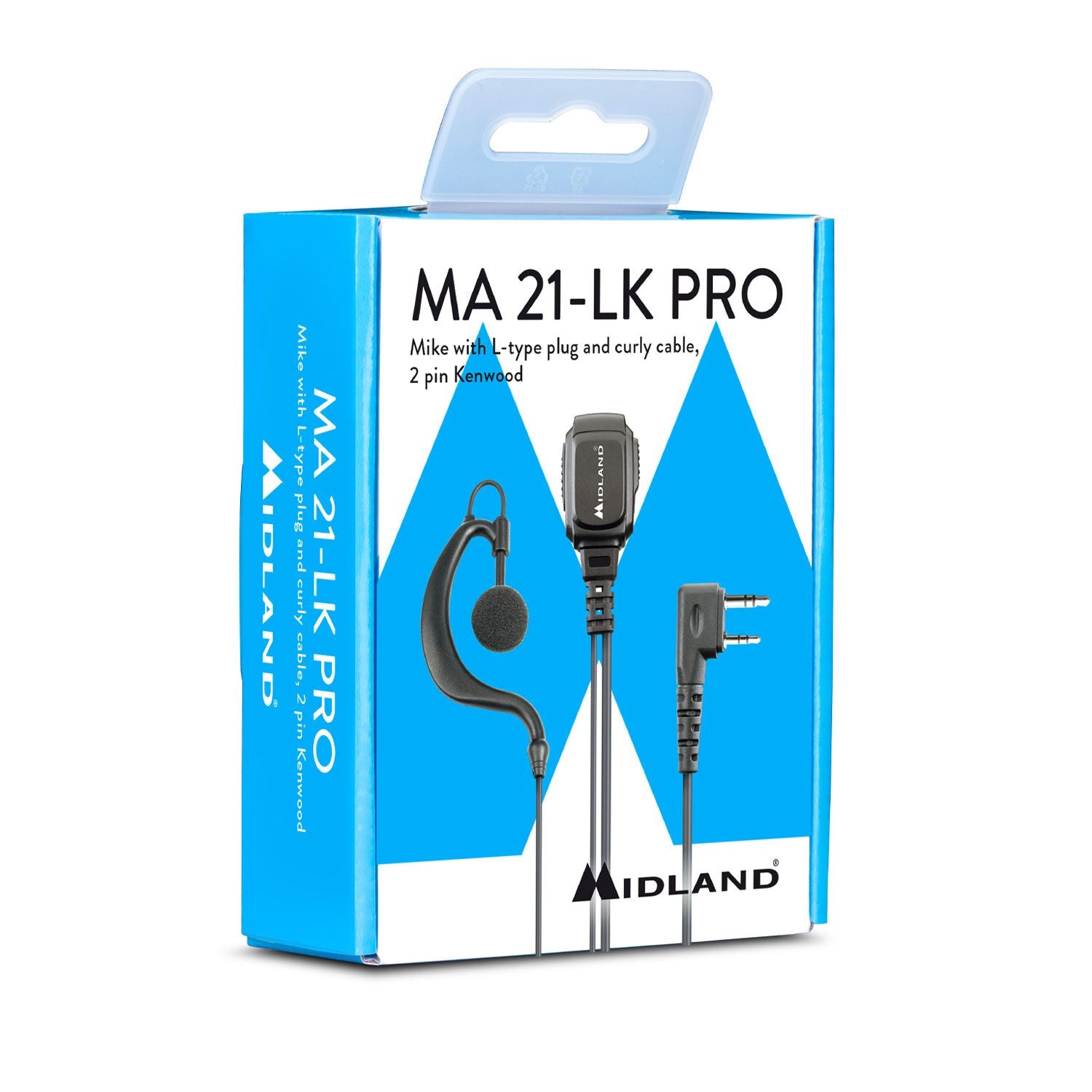 MA21-LK Pro Headset m. mikrofon (2 pin Kenwood)