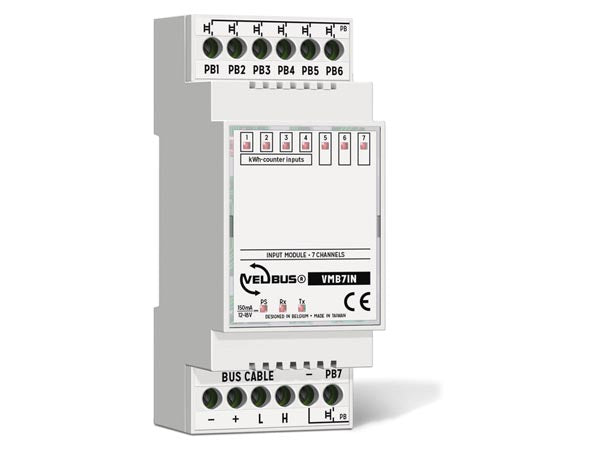 VELBUS - 7 kanal indgangsmodul