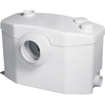 sanipro afløbspumpe silence for toilet, håndvask, brusekabine og bidet - b: 413 h: 263 d: 180 mm