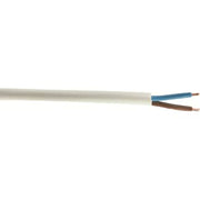 Ledning H05VV-F PKA 2x1 hvid S100