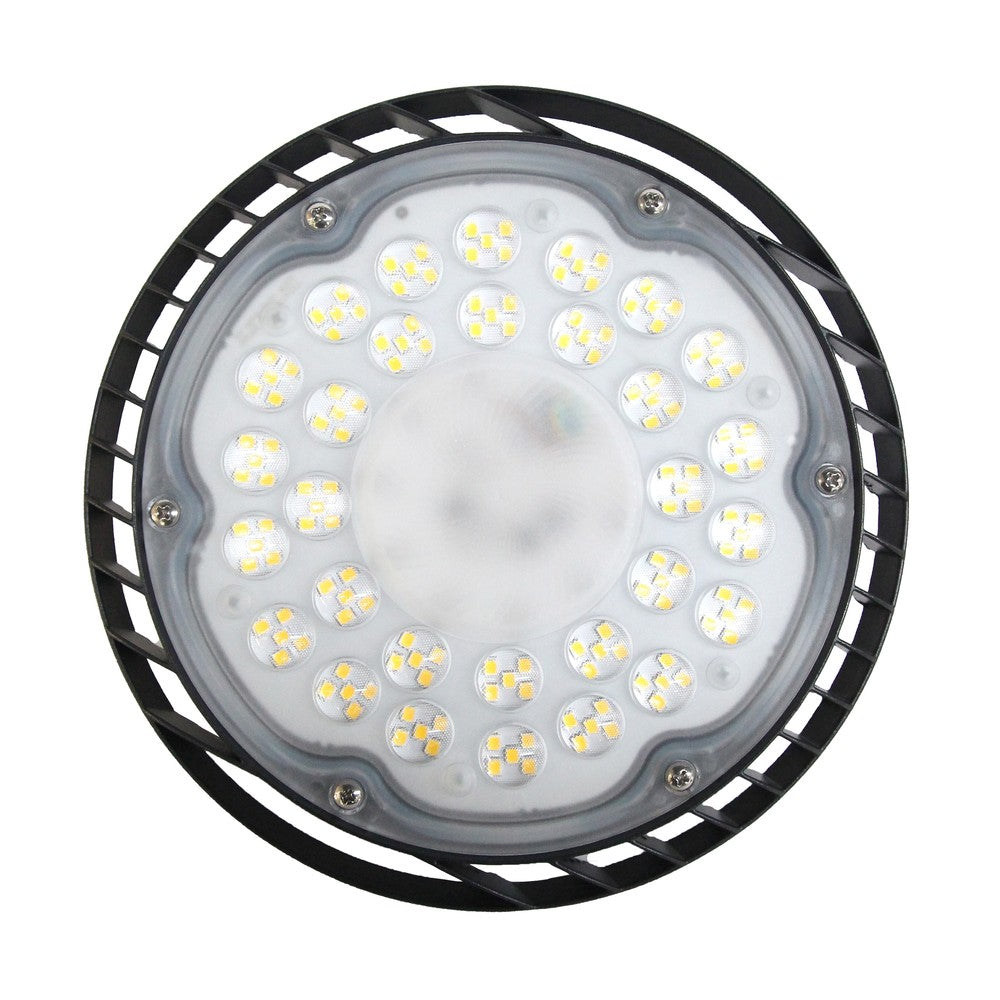 Plateo Sun 4 High Bay 105W - neutral hvid, 230V, 70°, IP65, IK06, 218x80mm, sort