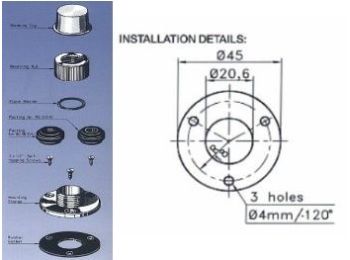 Procom CFT 259 kabelgennemføring
