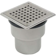 BLÜCHER 110 mm afløbsskål til beton, uden studs, lodret, flex