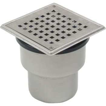 BLÜCHER 110 mm afløbsskål til beton, uden studs, lodret, flex