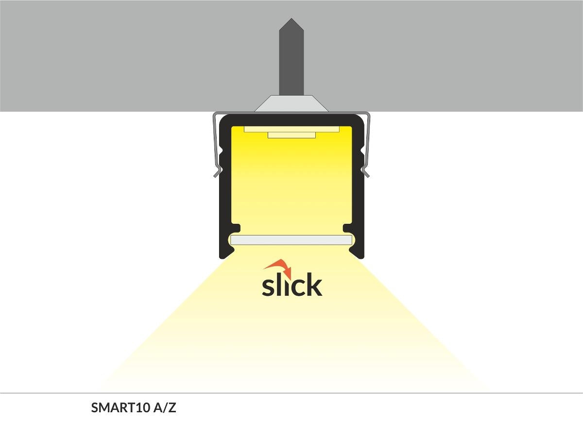 DIOFLEX Alu profil SMART16 B/U4 1m 18,8x18,6mm