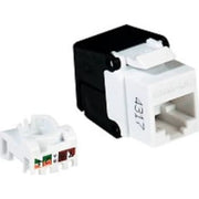 Konnektor Keystone Standard UTP Kat.6, flip jack, bulk