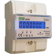 Bimåler / Elmåler KWH for din skinne 3F 85A LCD