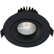Velia LED Downlight 10,9W 3000K mat sort rund
