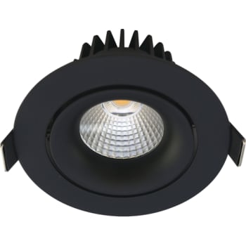Velia LED Downlight 10,9W 3000K mat sort rund
