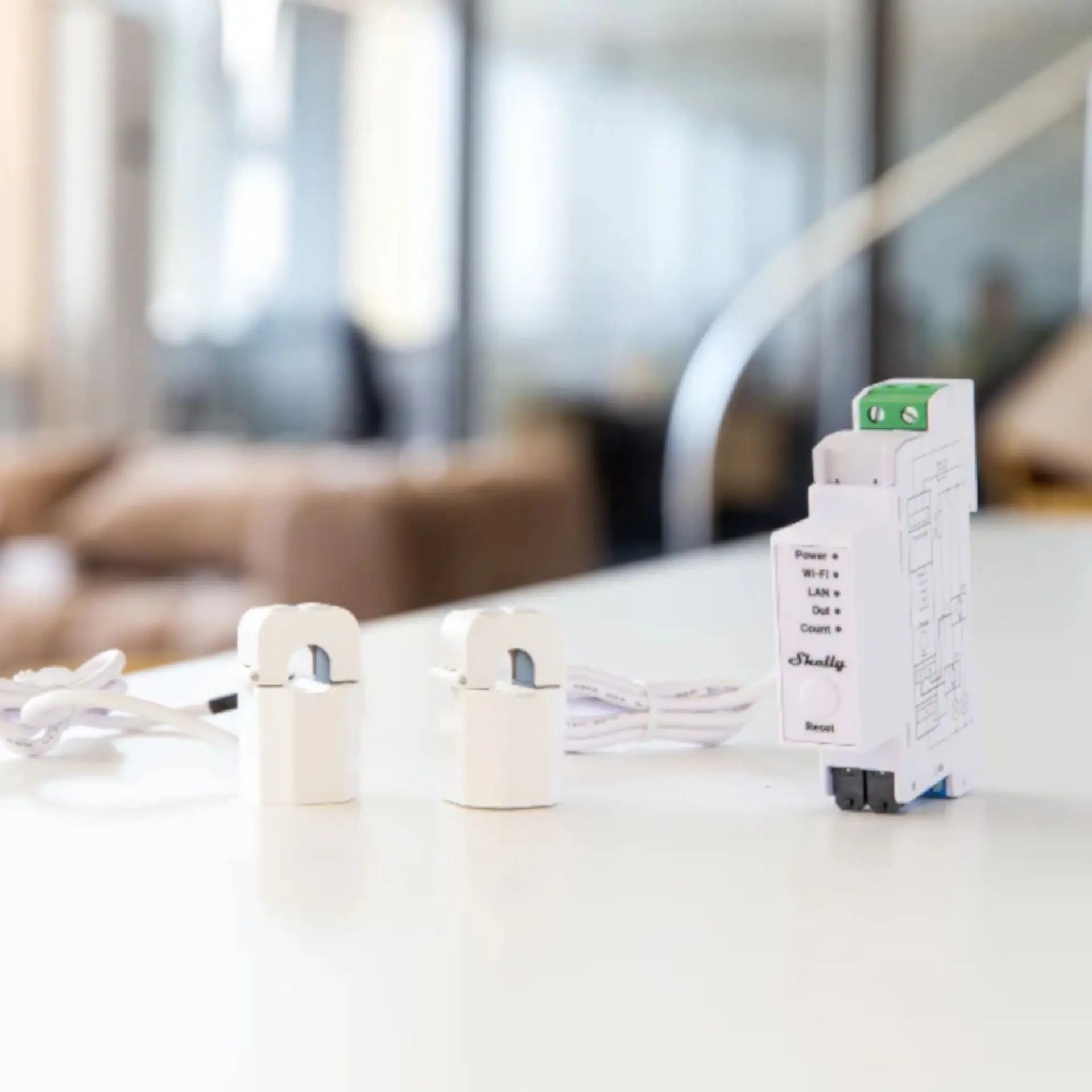 Shelly Pro EM 50A - WiFi 1-faset energimåler 2x50A