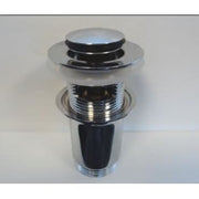 Bundventil 1 1/4" med push open og overløb