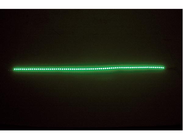 LED strip modul - 12Vdc, 78 LEDs, GRØN (39cm)
