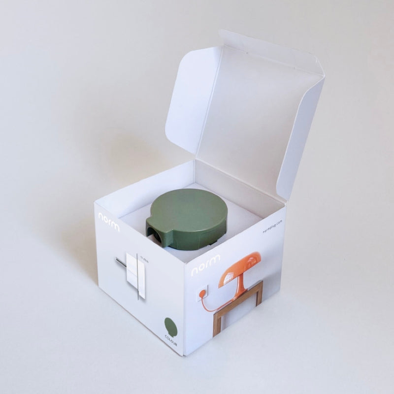 NORM flad stikprop, grøn - Schuko