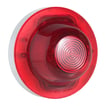 Blitz rød (ESI-80) Intellia. Sokkeltype ESI-10 ESI-20 forsynes fra sløjfen. Adresseres via sokkel