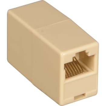 Mellemled Kat.3 2 x RJ45 jack beige