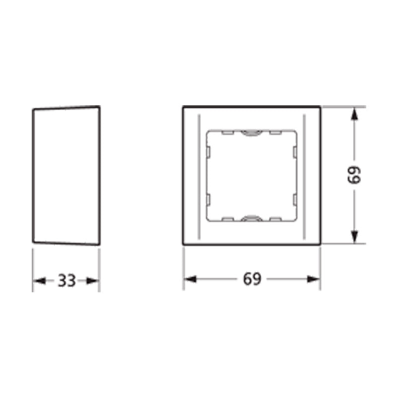 LK Fuga softline underlag 1 modul lysegrå