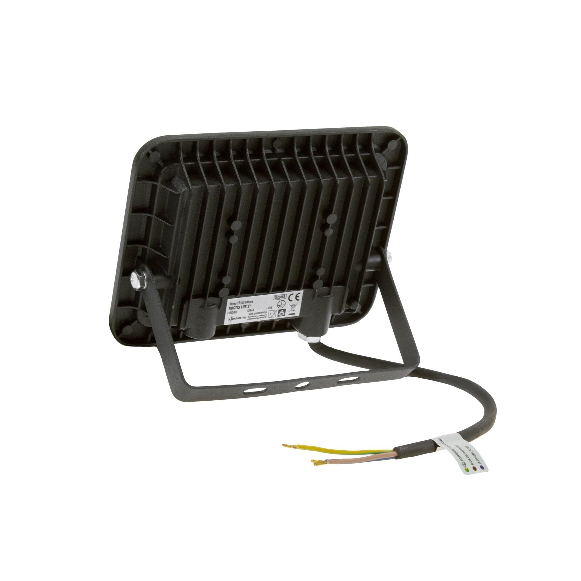 30W LED projektør m. sensor 6000K 2700 Lumen