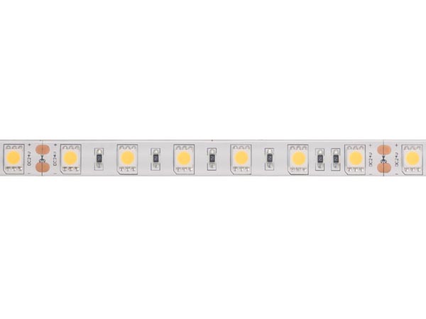 LED strip (IP61) - 24V, 60 LED/m, Neutral Hvid (metervare)