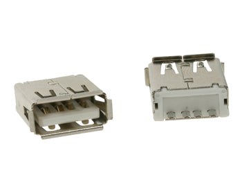 USB 2.0 Type A fatning - 180°, printmontage