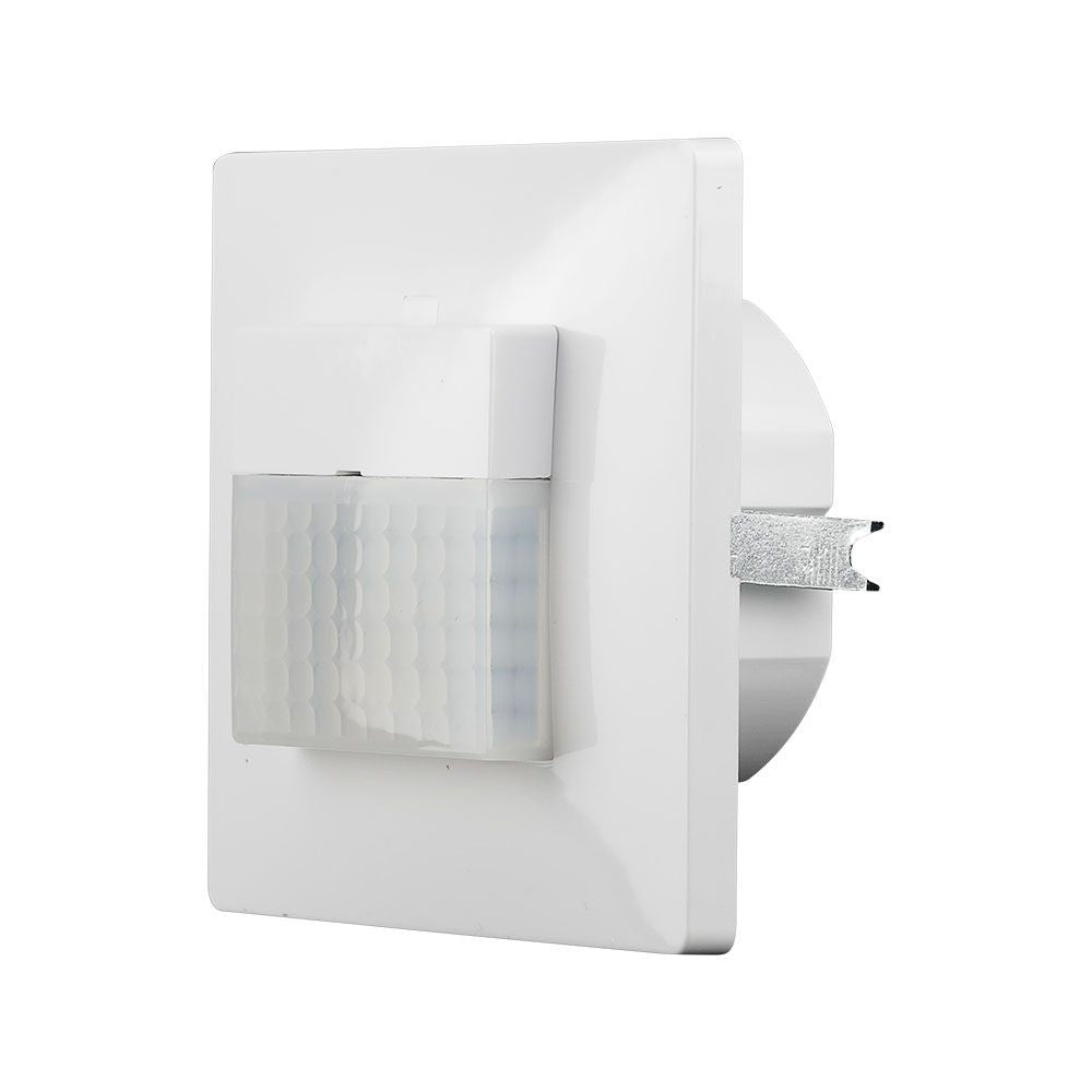 PIR sensor med 120° detekteringsområde og hvidt hus