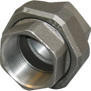 2" Sort union muffe/muffe