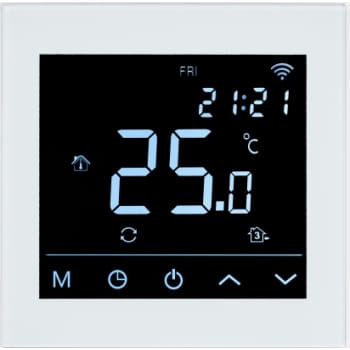 HC91 Termostat digital, programmerbar og appstyring, Wi-Fi, hvid