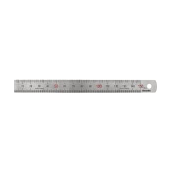 Stållineal 150 x 15 x 0,5 mm