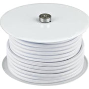Ledning Tekstil hvid (25M)