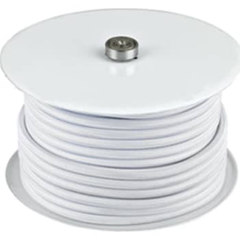 Ledning Tekstil hvid (25M)